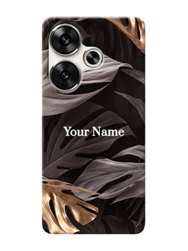 Custom Poco F6 5G Personalised Phone Case with Wild Leaves digital paint Design