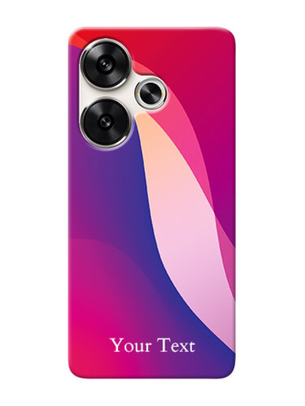 Custom Poco F6 5G Personalized Phone Case with Digital abstract Overlap Design