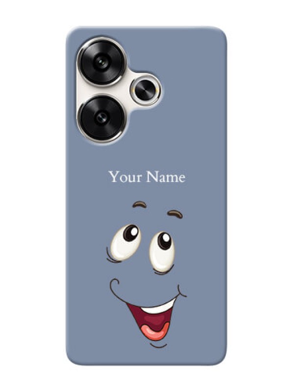 Custom Poco F6 5G Photo Printing on Case with Laughing Cartoon Face Design