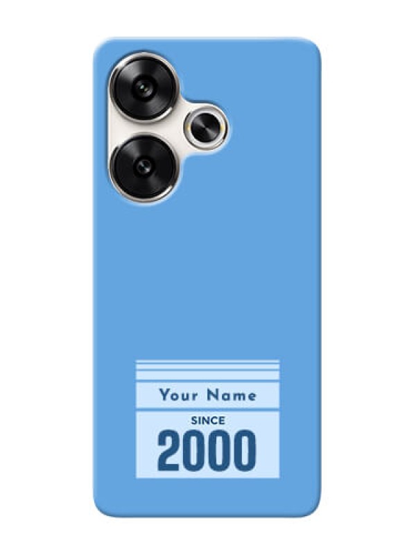 Custom Poco F6 5G Custom Mobile Case with Custom Year of birth Design