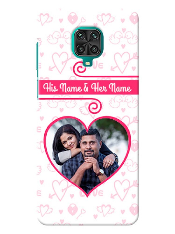 Custom Poco M2 Pro Personalized Phone Cases: Heart Shape Love Design