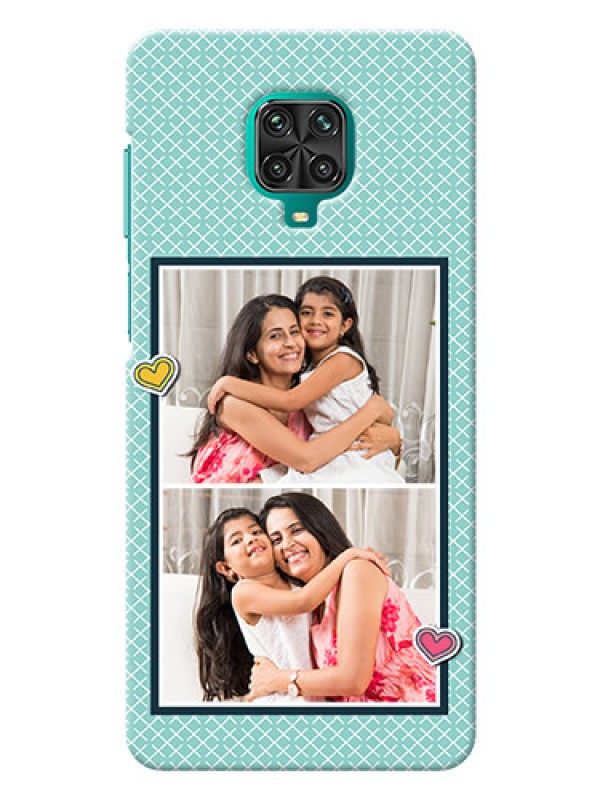 Custom Poco M2 Pro Custom Phone Cases: 2 Image Holder with Pattern Design