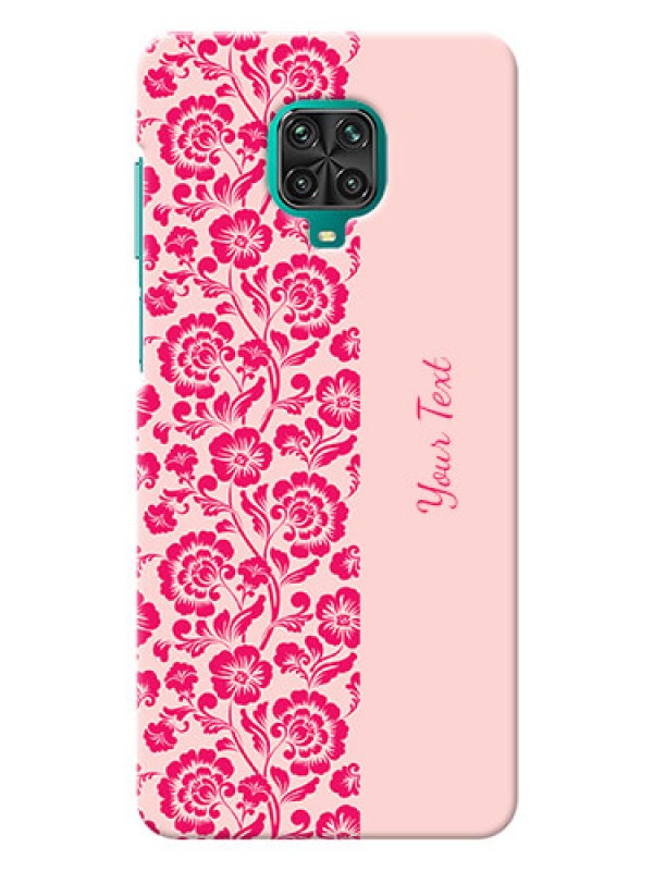 Custom Poco M2 Pro Phone Back Covers: Attractive Floral Pattern Design