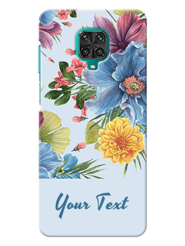 Custom Poco M2 Pro Custom Phone Cases: Stunning Watercolored Flowers Painting Design