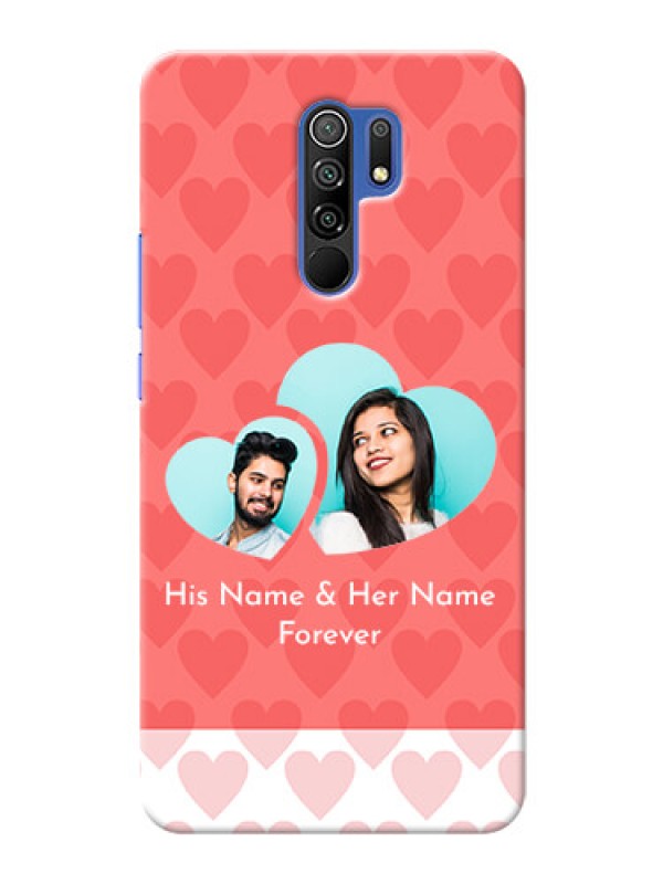 Custom Poco M2 Reloaded personalized phone covers: Couple Pic Upload Design
