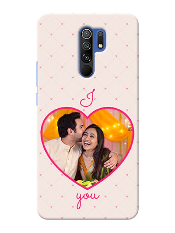 Custom Poco M2 Reloaded Personalized Mobile Covers: Heart Shape Design