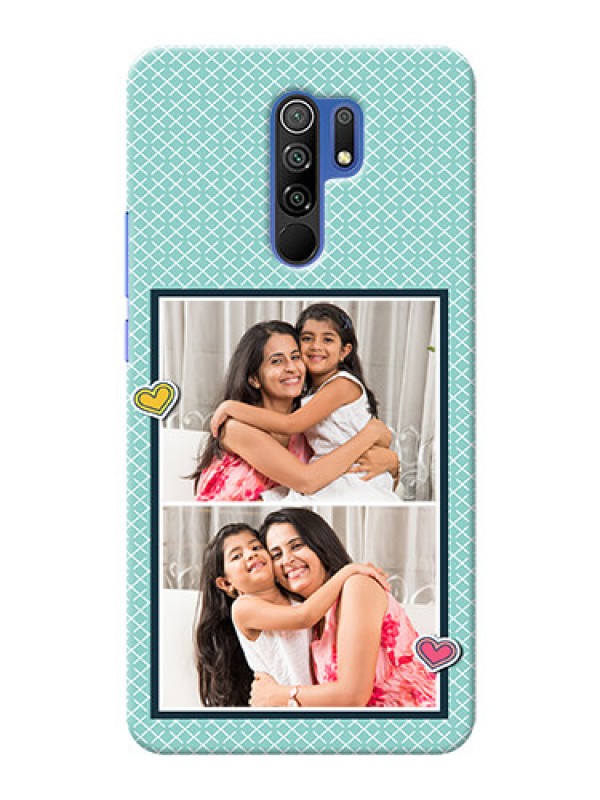 Custom Poco M2 Reloaded Custom Phone Cases: 2 Image Holder with Pattern Design