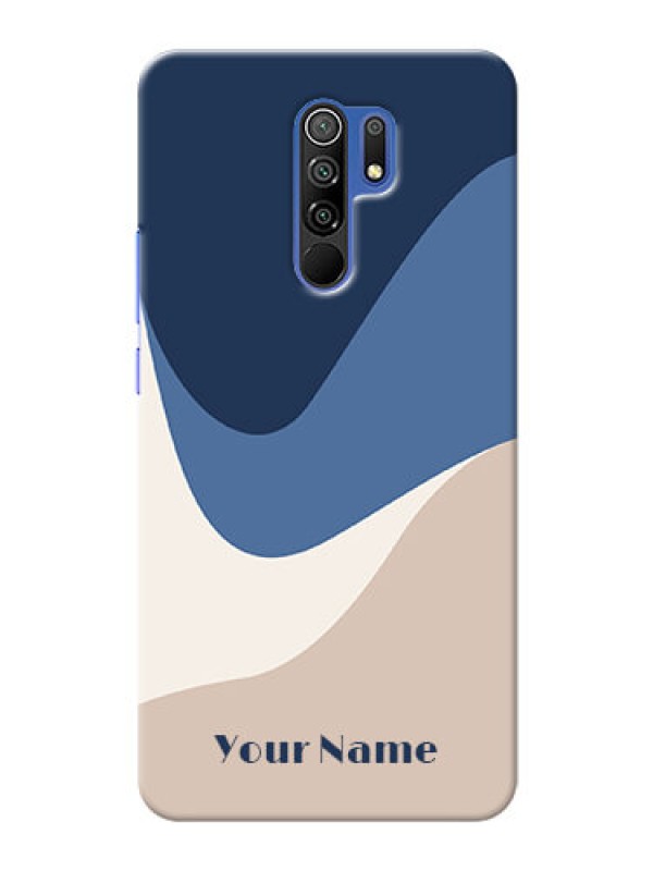 Custom Poco M2 Reloaded Back Covers: Abstract Drip Art Design