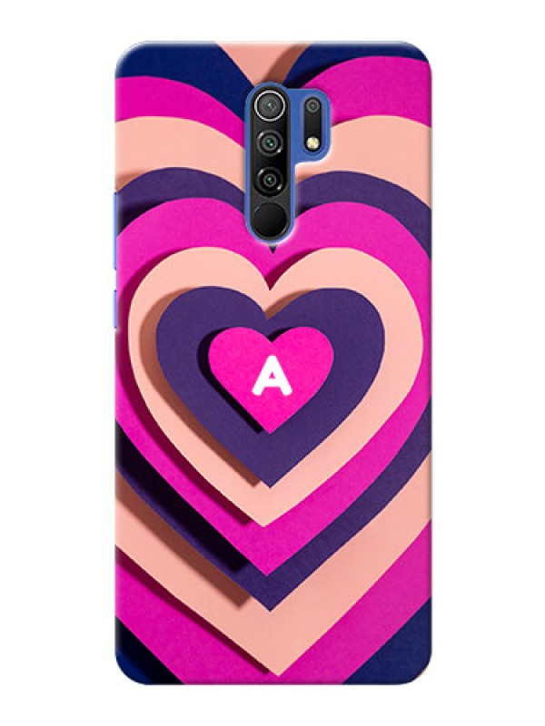 Custom Poco M2 Custom Mobile Case with Cute Heart Pattern Design