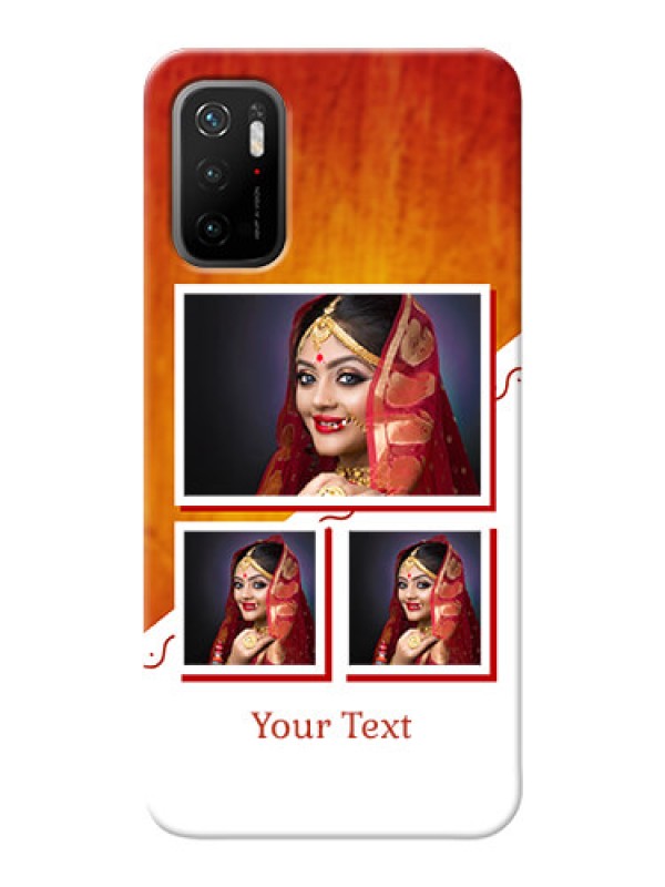 Custom Poco M3 Pro 5G Personalised Phone Cases: Wedding Memories Design