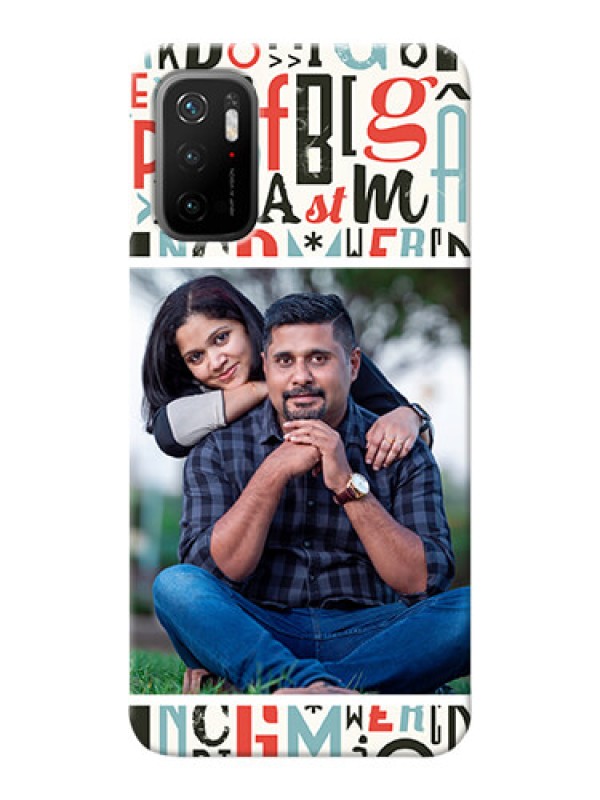 Custom Poco M3 Pro 5G custom mobile phone covers: Alphabet Design