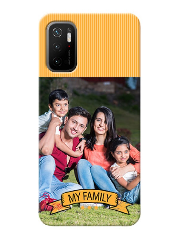 Custom Poco M3 Pro 5G Personalized Mobile Cases: My Family Design