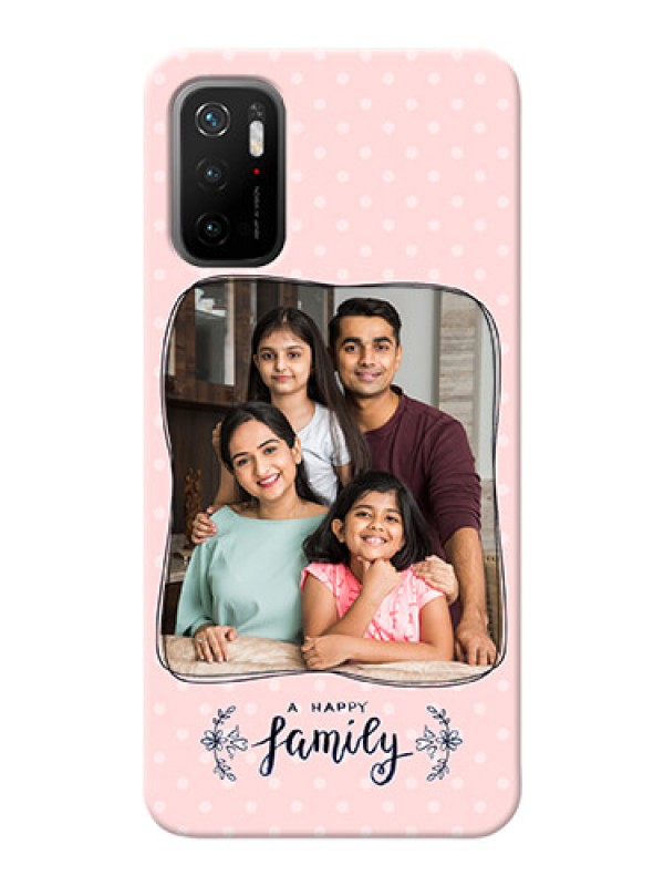 Custom Poco M3 Pro 5G Personalized Phone Cases: Family with Dots Design