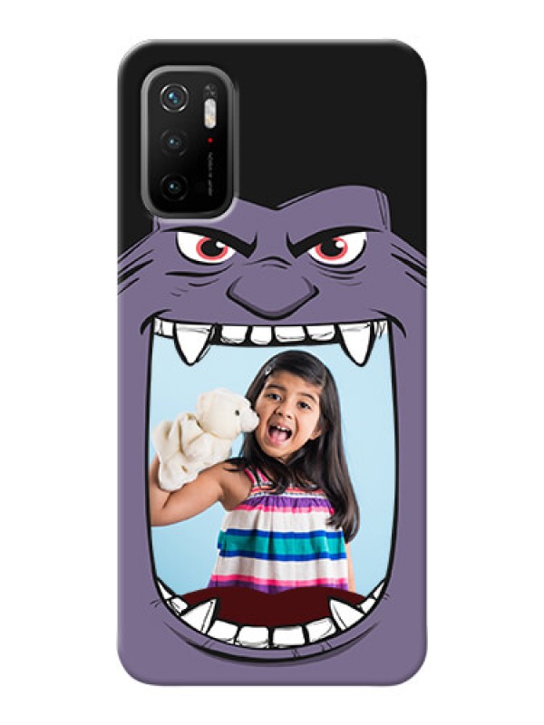 Custom Poco M3 Pro 5G Personalised Phone Covers: Angry Monster Design