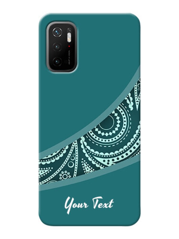 Custom Poco M3 Pro 5G Custom Phone Covers: semi visible floral Design