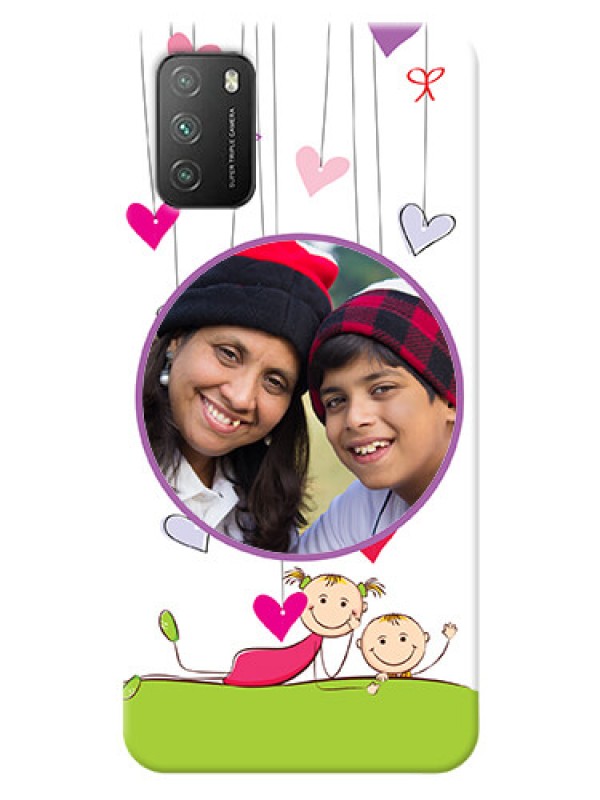 Custom Poco M3 Mobile Cases: Cute Kids Phone Case Design
