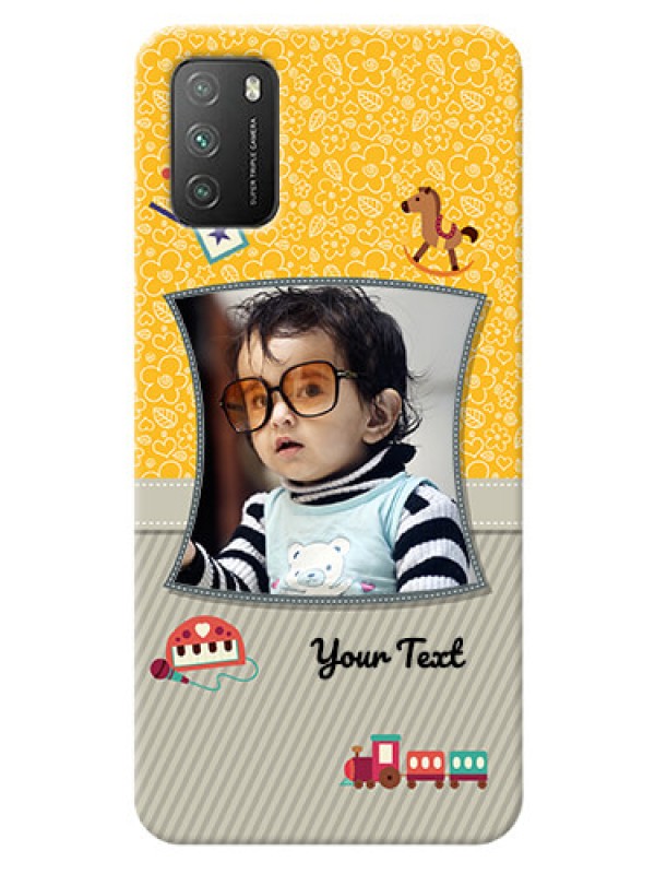 Custom Poco M3 Mobile Cases Online: Baby Picture Upload Design