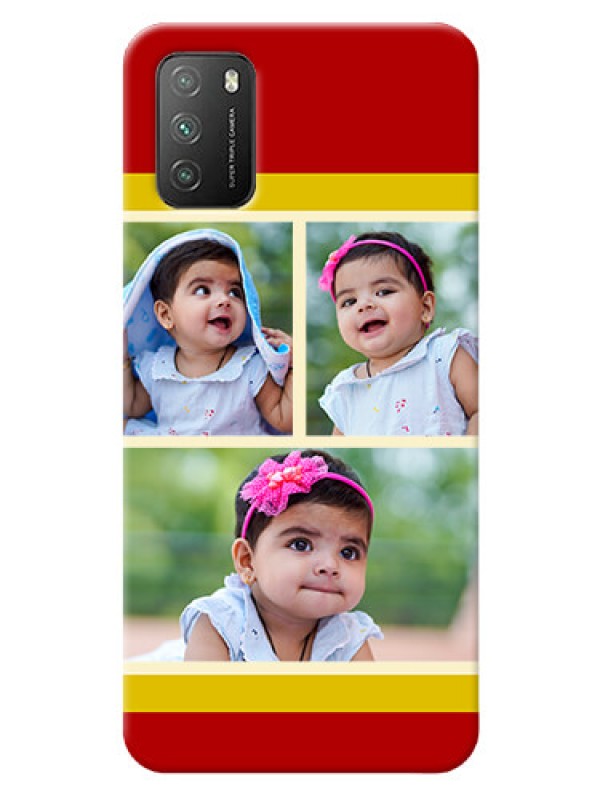 Custom Poco M3 mobile phone cases: Multiple Pic Upload Design
