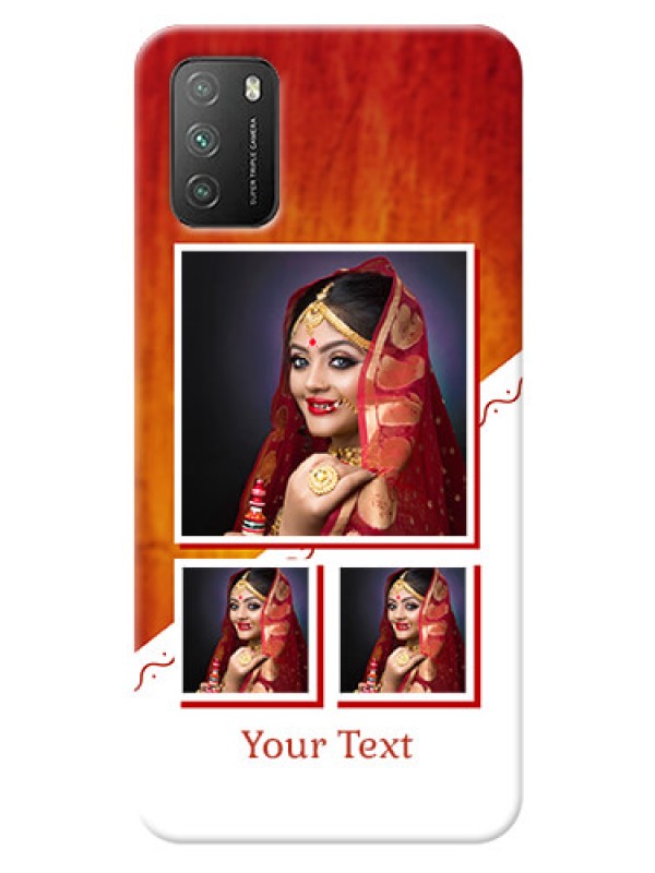 Custom Poco M3 Personalised Phone Cases: Wedding Memories Design  