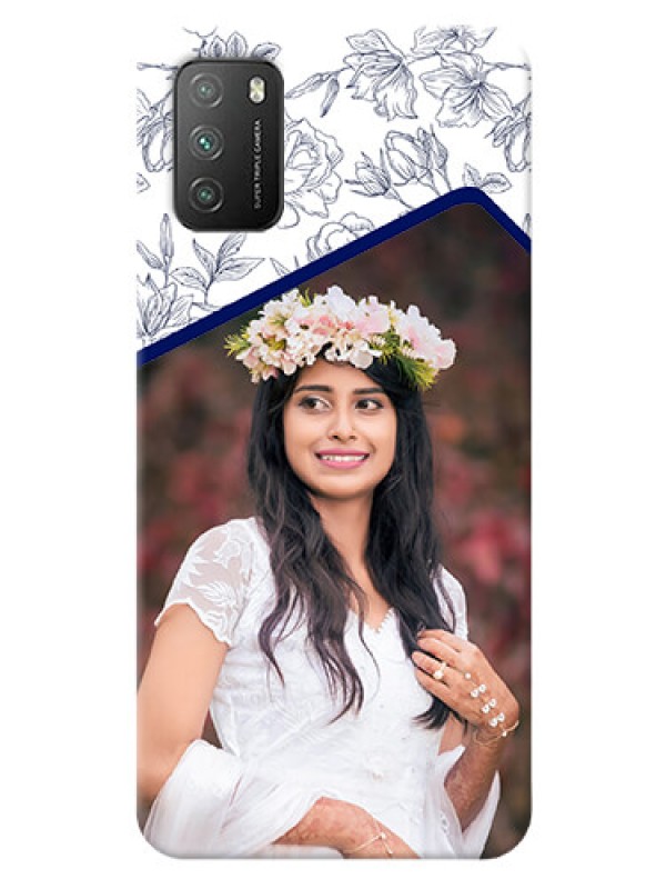 Custom Poco M3 Phone Cases: Premium Floral Design