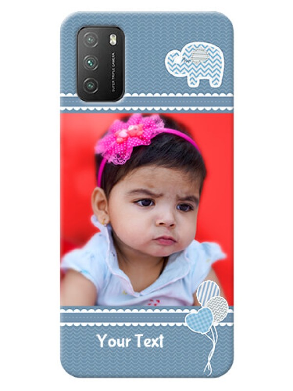 Custom Poco M3 Custom Phone Covers with Kids Pattern Design