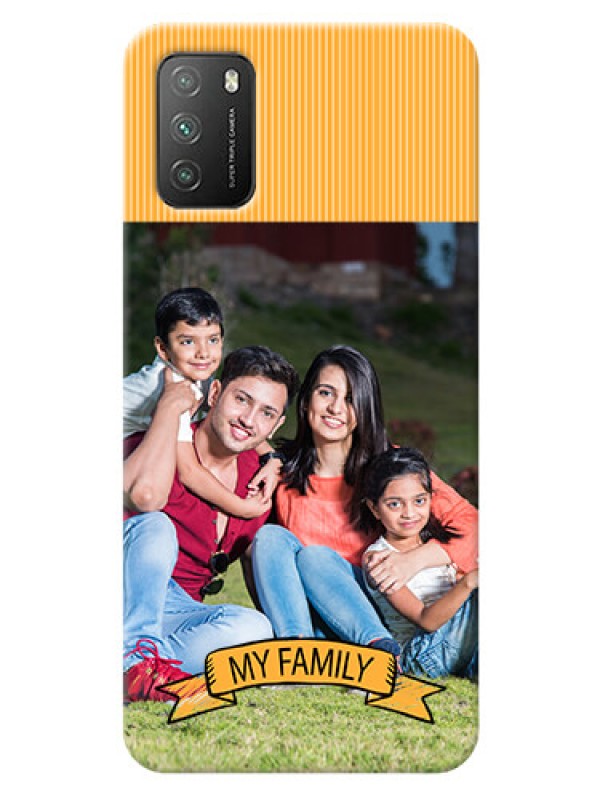 Custom Poco M3 Personalized Mobile Cases: My Family Design