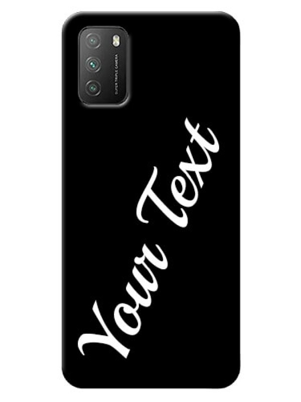 Custom Poco M3 Custom Mobile Cover with Your Name