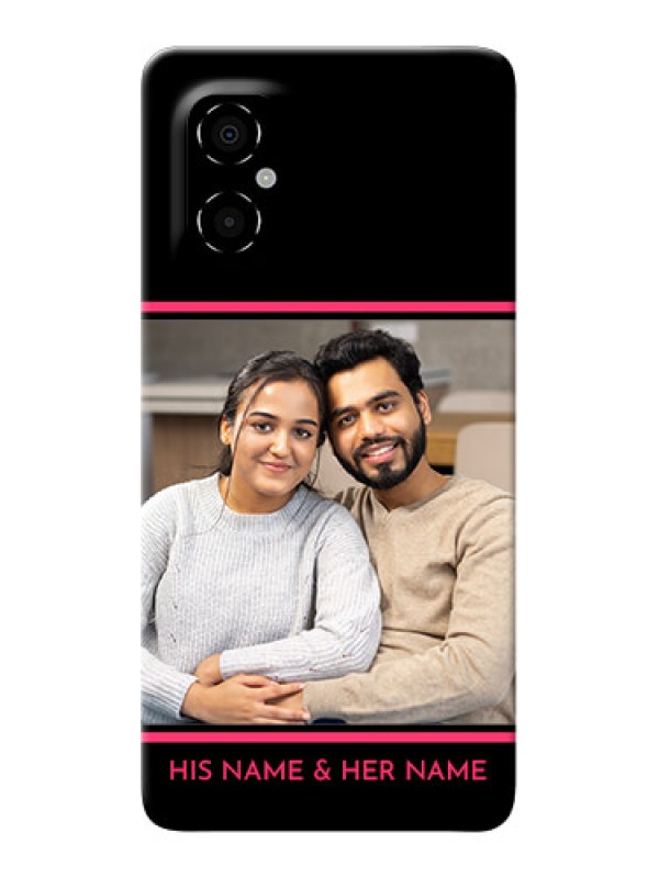 Custom Poco M4 5G Mobile Covers With Add Text Design