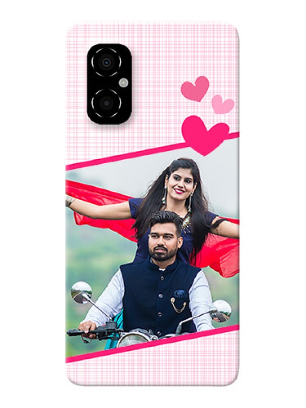 Custom Poco M4 5G Personalised Phone Cases: Love Shape Heart Design