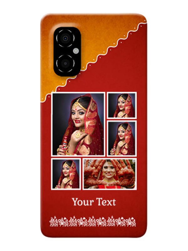 Custom Poco M4 5G customized phone cases: Wedding Pic Upload Design