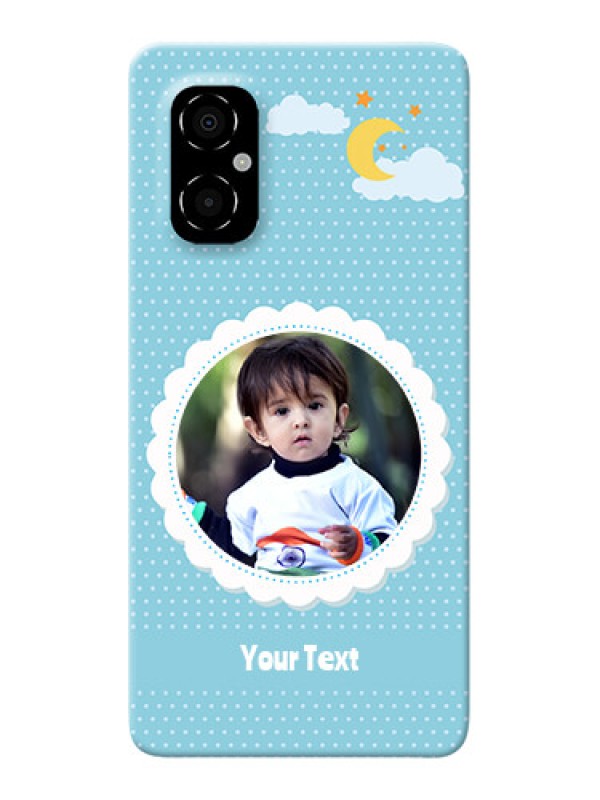 Custom Poco M4 5G mobile cases online: violet Pattern Design