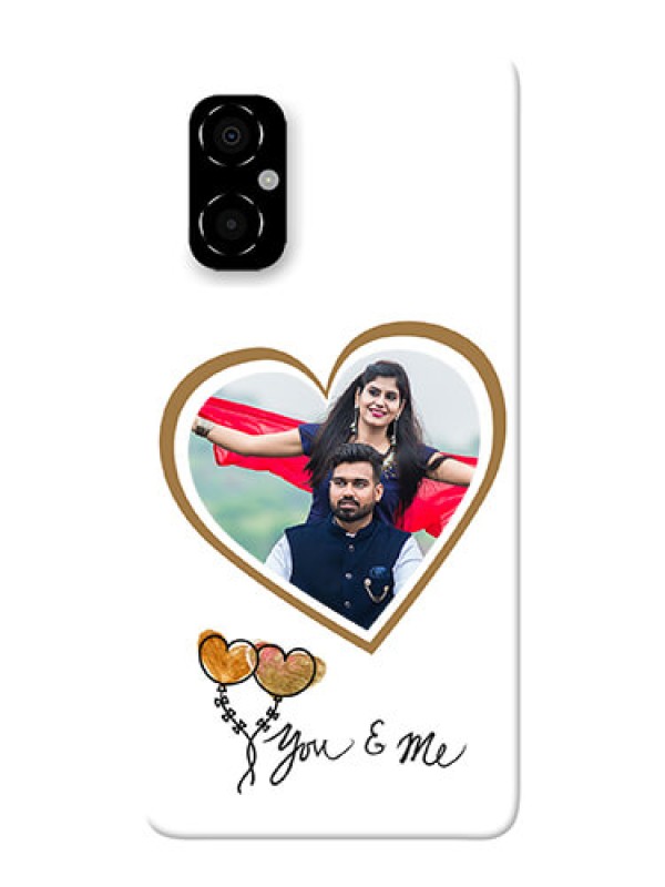 Custom Poco M4 5G customized phone cases: You & Me Design