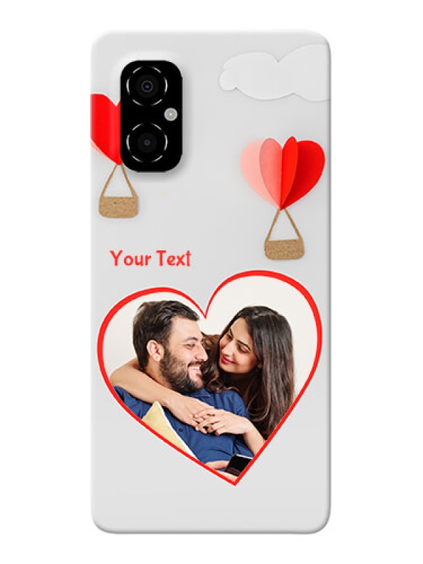 Custom Poco M4 5G Phone Covers: Parachute Love Design