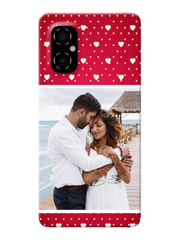 Custom Poco M4 5G custom back covers: Hearts Mobile Case Design