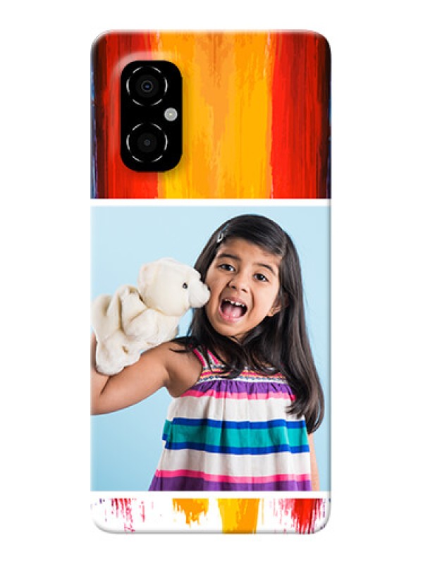 Custom Poco M4 5G custom phone covers: Multi Color Design