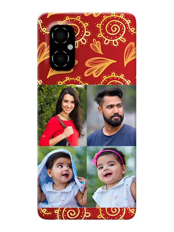 Custom Poco M4 5G Mobile Phone Cases: 4 Image Traditional Design