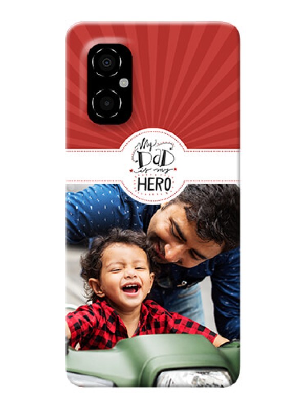 Custom Poco M4 5G custom mobile phone cases: My Dad Hero Design