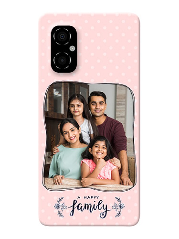 Custom Poco M4 5G Personalized Phone Cases: Family with Dots Design