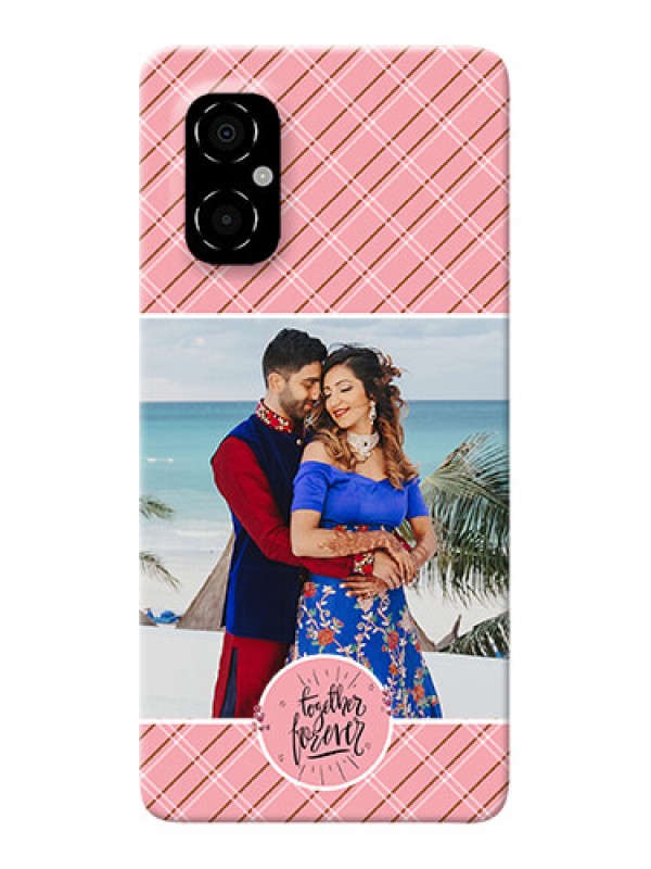 Custom Poco M4 5G Mobile Covers Online: Together Forever Design