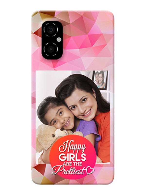 Custom Poco M4 5G Personalized Phone Covers: Abstract Triangle Design