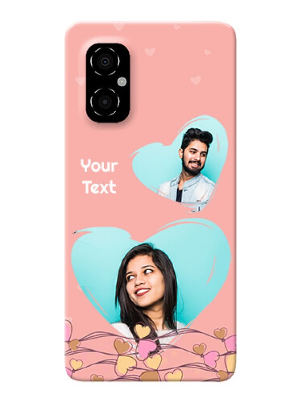 Custom Poco M4 5G customized phone cases: Love Doodle Design