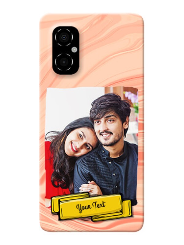 Custom Poco M4 5G Customized Phone Cases: Marble Texture Design