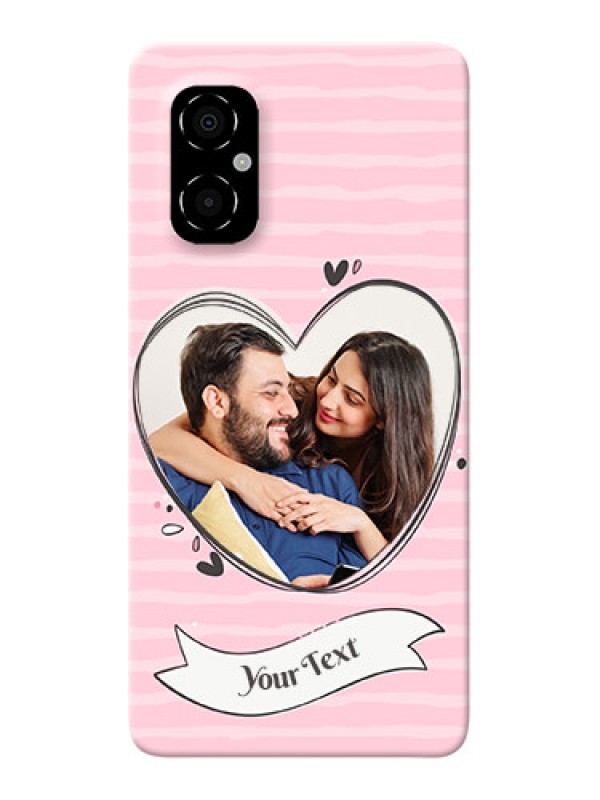 Custom Poco M4 5G custom mobile phone covers: Vintage Heart Design