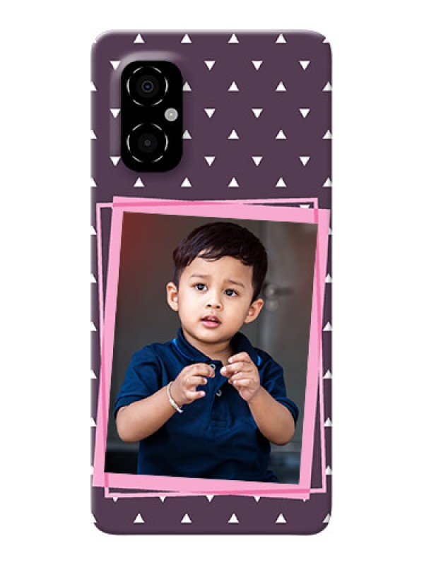 Custom Poco M4 5G Phone Cases: Triangle Pattern Dotted Design