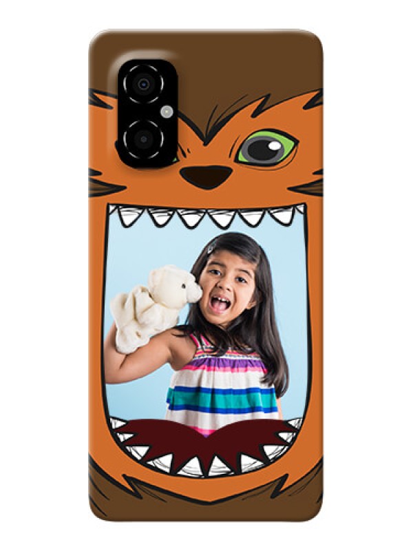 Custom Poco M4 5G Phone Covers: Owl Monster Back Case Design
