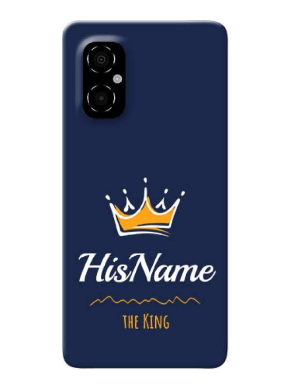 Custom Poco M4 5G King Phone Case with Name