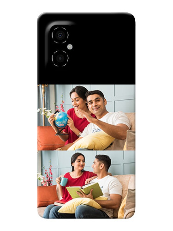Custom Poco M4 5G 2 Images on Phone Cover