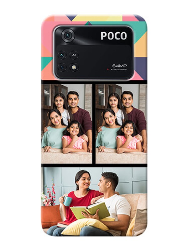 Custom Poco M4 Pro 4G personalised phone covers: Bulk Pic Upload Design