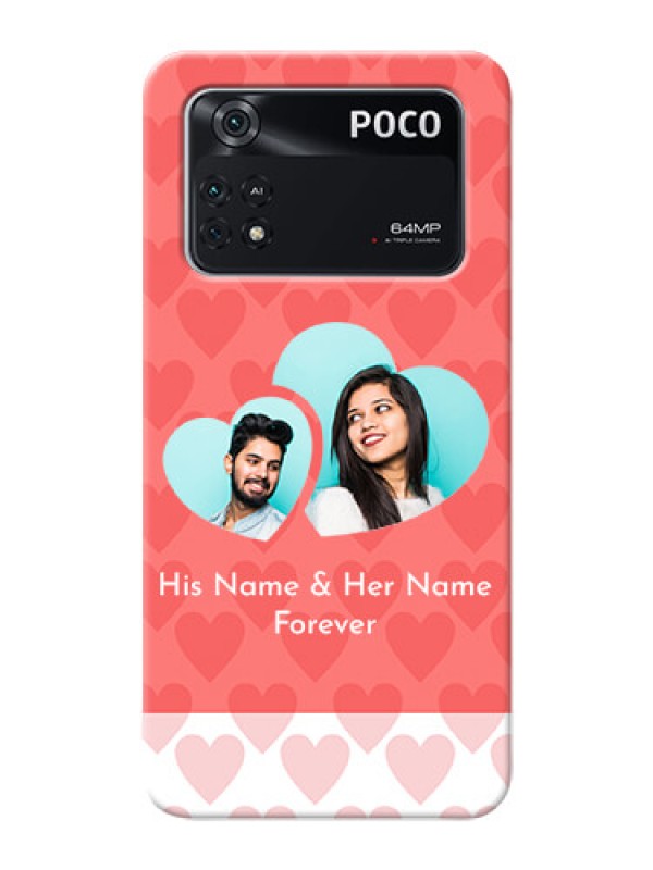 Custom Poco M4 Pro 4G personalized phone covers: Couple Pic Upload Design