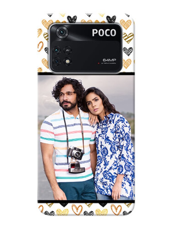 Custom Poco M4 Pro 4G Personalized Mobile Cases: Love Symbol Design